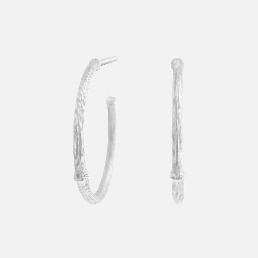 Nature Creol Earrings Large in Sterling Silver | Ole Lynggaard