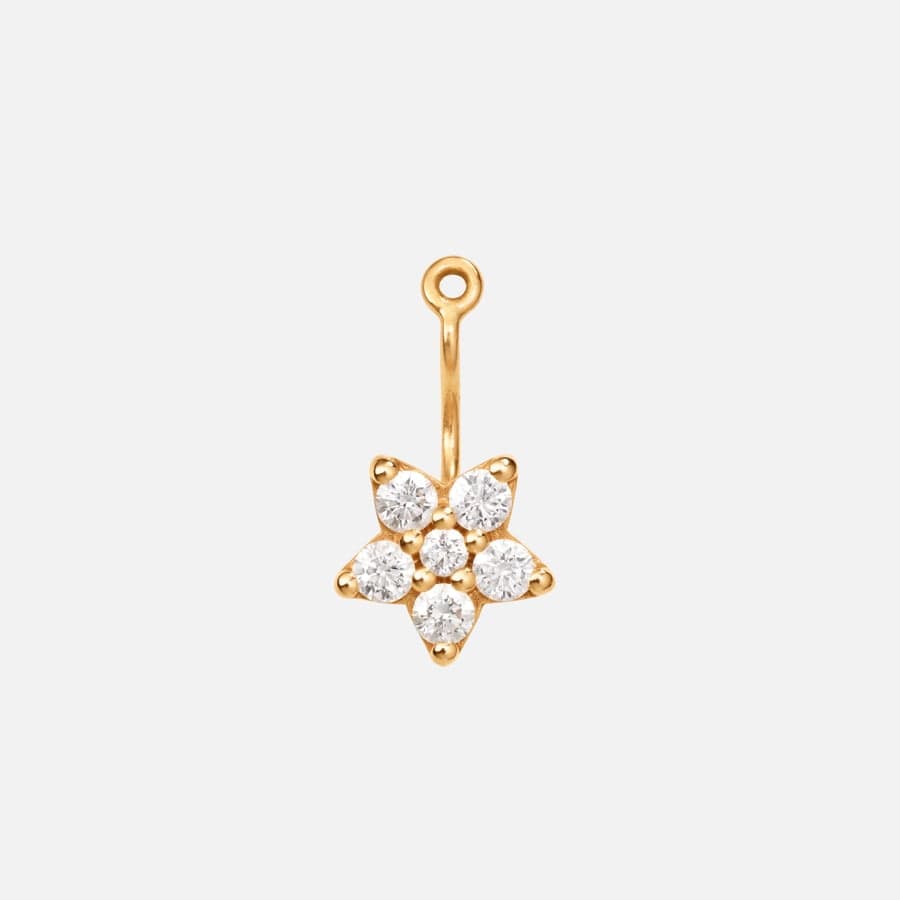 Shooting Stars Earring Pendant in Gold with Diamonds | Ole Lynggaard