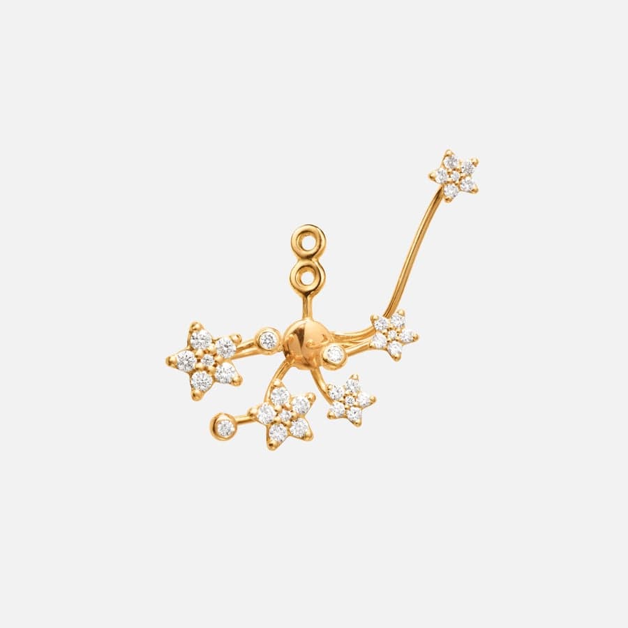 Shooting Stars Earring Pendant in Gold with 33 Diamonds   |  Ole Lynggaard 