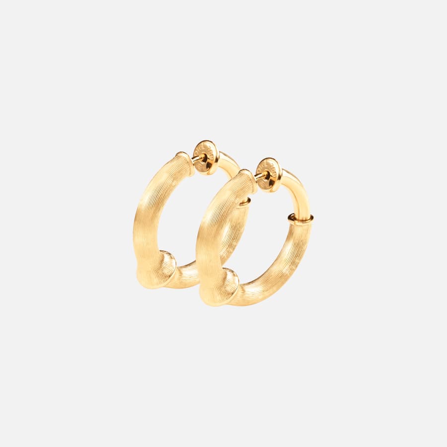 Nature Creol Earrings Small in 18 Karat Yellow Gold  |  Ole Lynggaard 