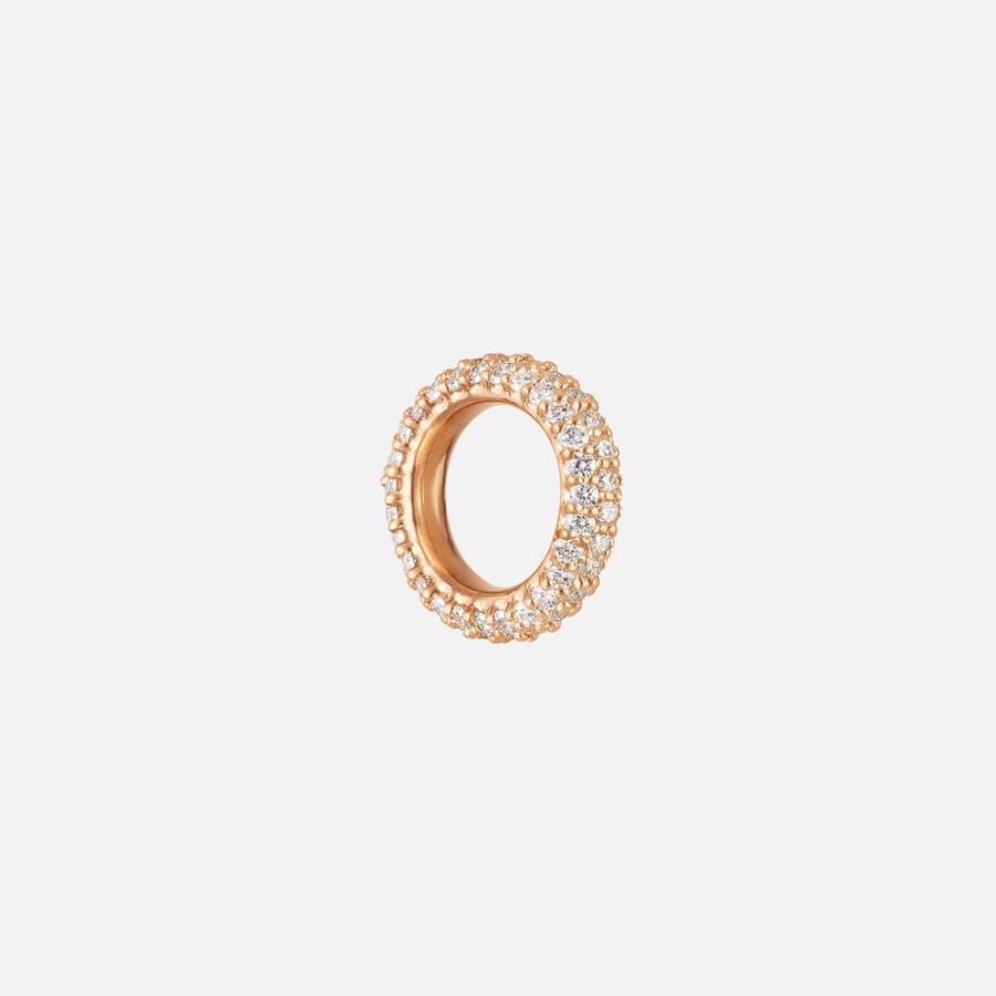 Nature Creol Earring pendant in 18 Karat Yellow Gold with Diamonds | Ole Lynggaard