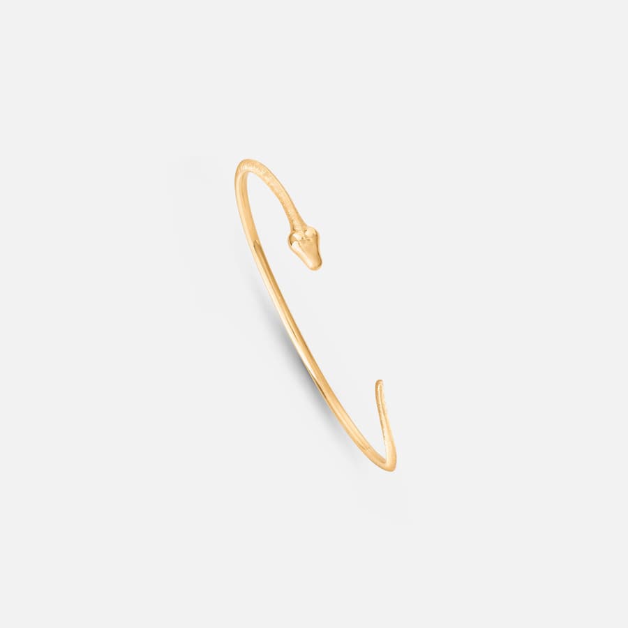 Snakes Bangle in Yellow Gold  |  Ole Lynggaard  