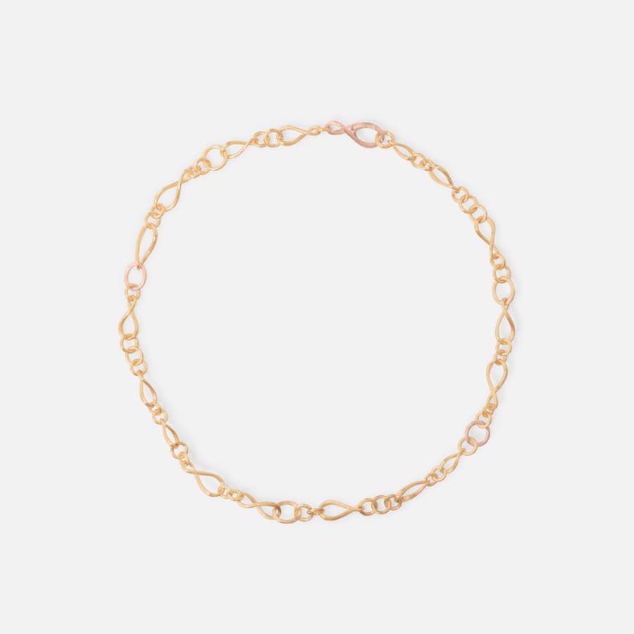 Love Collier Small in 18 Karat Yellow & Rose Gold  |  Ole Lynggaard 