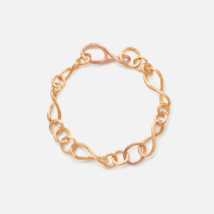 Love Bracelet Small in 18 Karat Yellow & Rose Gold  |  Ole Lynggaard 