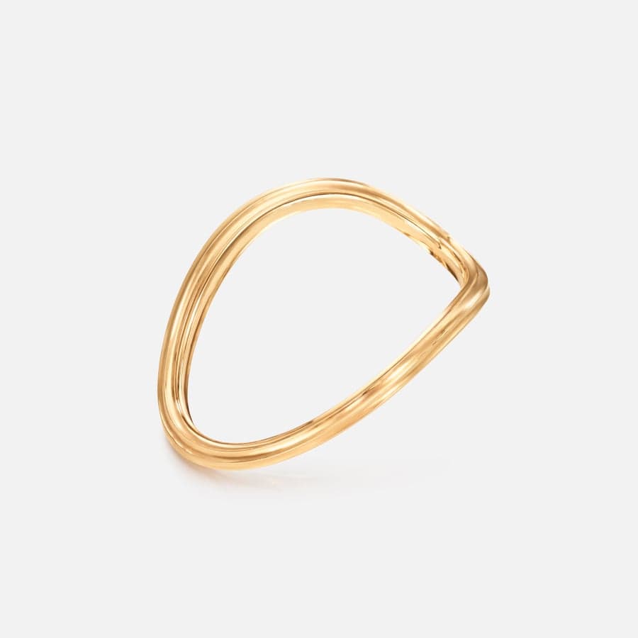 Under The Sea bangle in 18 karat yellow gold | Ole Lynggaard