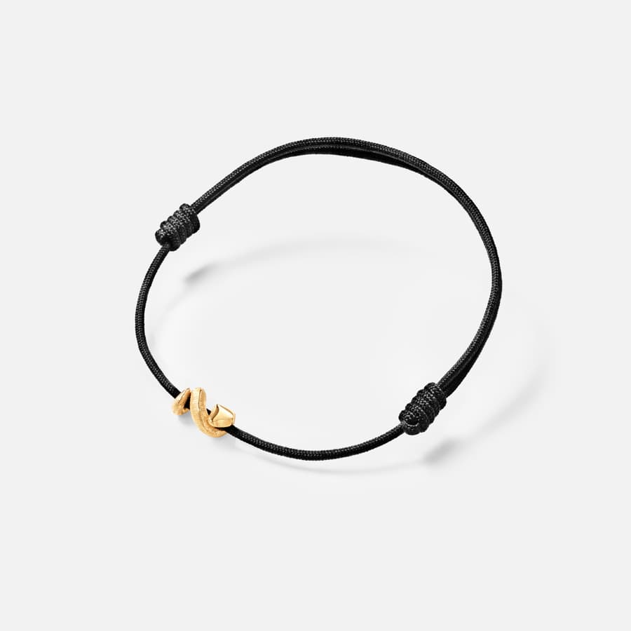 Snakes string bracelet in gold | Ole Lynggaard